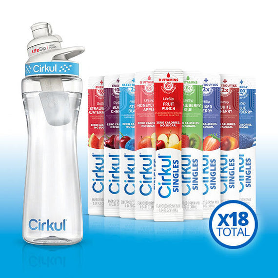 22oz. Plastic Bottle & GoSip® Black Cherry D9